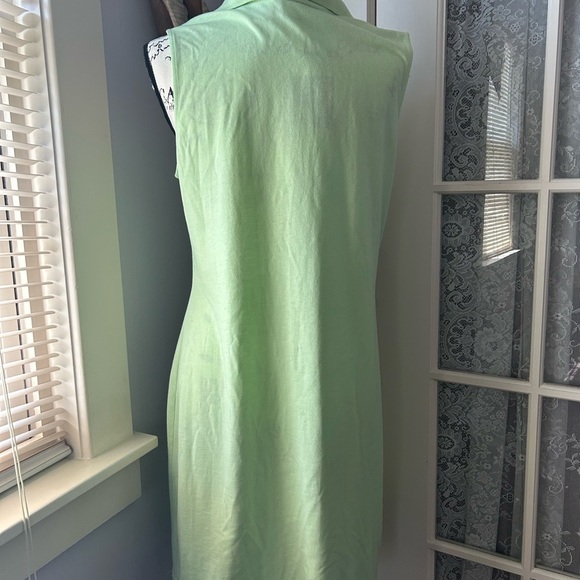 Mint Green Sleeveless Dress Sz L - Picture 2 of 6